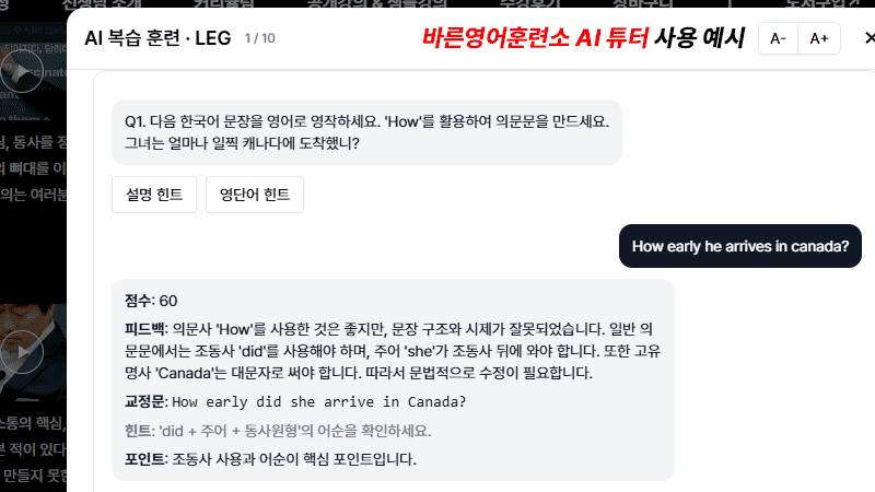 문법→영작 루틴